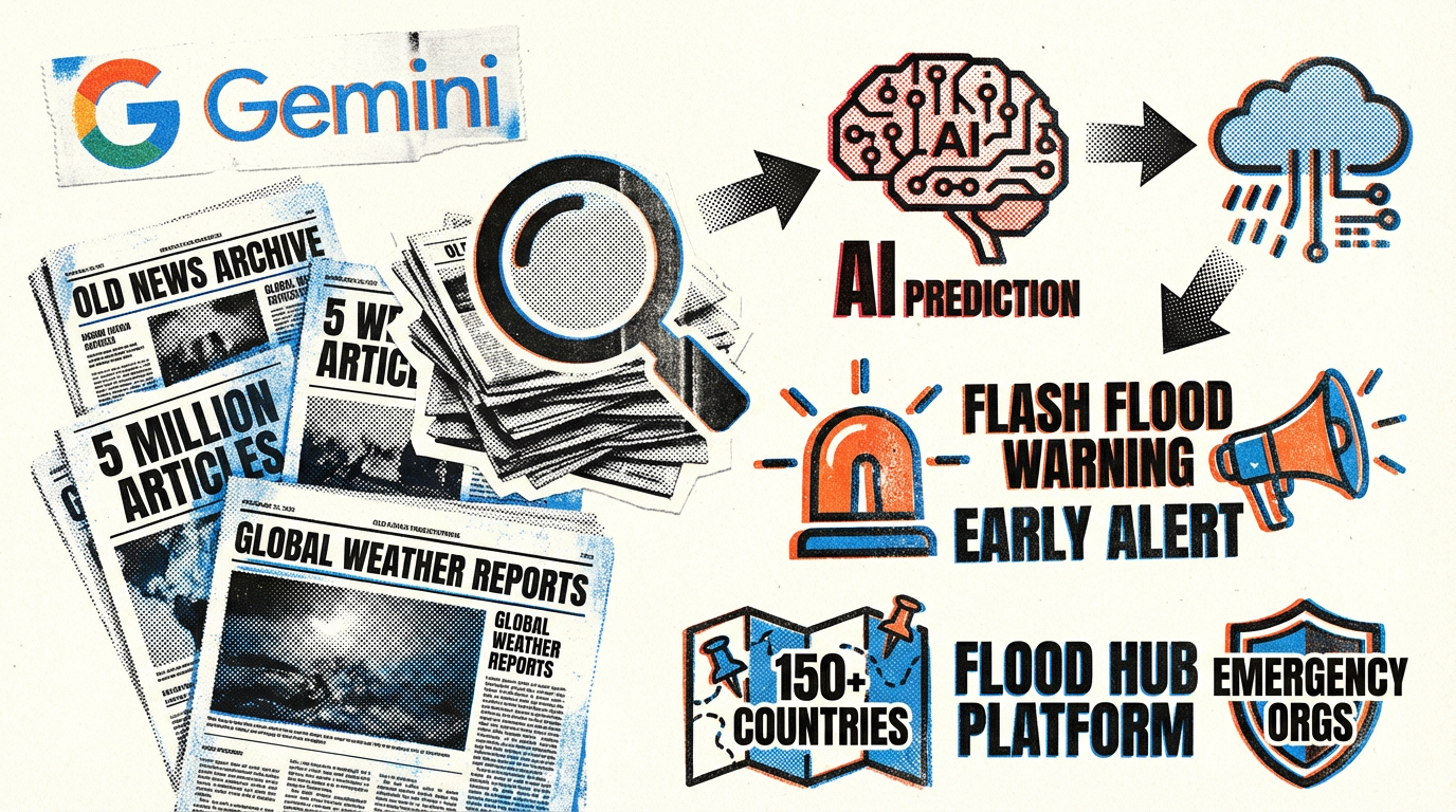 סערה בסופ"ש? גוגל משתמשת בכתבות ישנות ובינה מלאכותית כדי לחזות שיטפונות פתאומיים